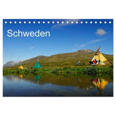 Schweden (Tischkalender 2026 DIN A5 quer), CALVENDO Monatskalender