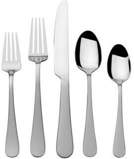 Mikasa Gourmet Basic Satin Symmetry 45-Piece Flatware Set