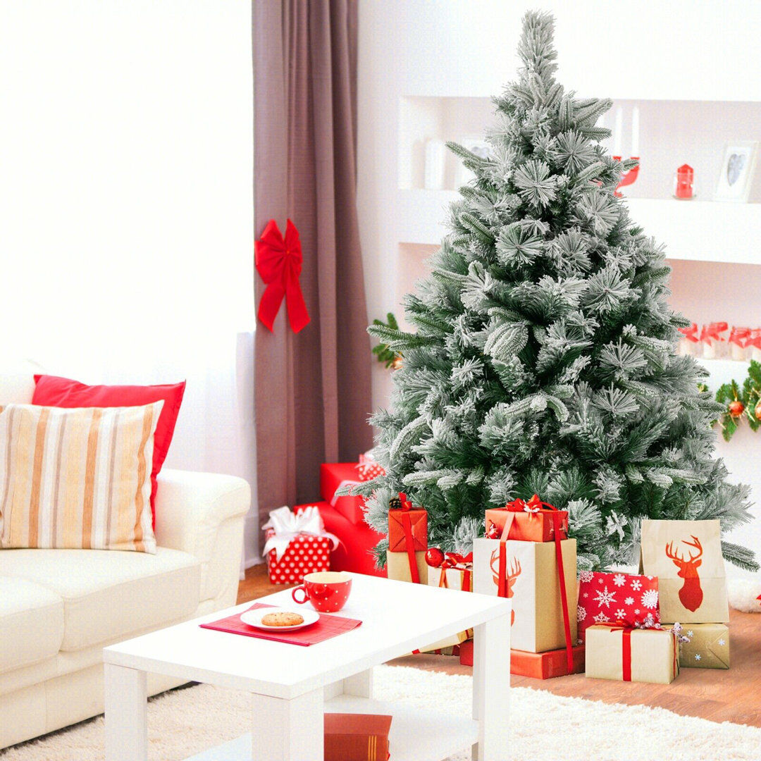 The Seasonal Aisle Lighted Artificial Christmas Tree White