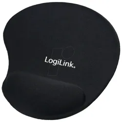 LOGILINK ID0027 - Mauspad mit Silikon Gel Handauflage, schwarz