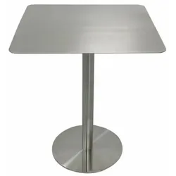 Gastronomiemöbel Edelstahl Bar Cafe Gewerblicher Tisch Bistrotisch 80x80x75cm【BXG-BF80】