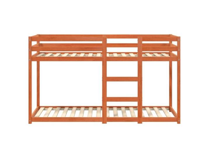 Magnifique Lit superposé sans matelas cire marron 90x190 cm pin massif - design polyvalent - pour maison - Brun 32 kg 2026_434833