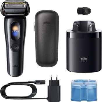 Braun NEVO 15010C máquina de barbear elétrica com uma estação de limpeza e carregamento 1 un.. NEVO 15010C