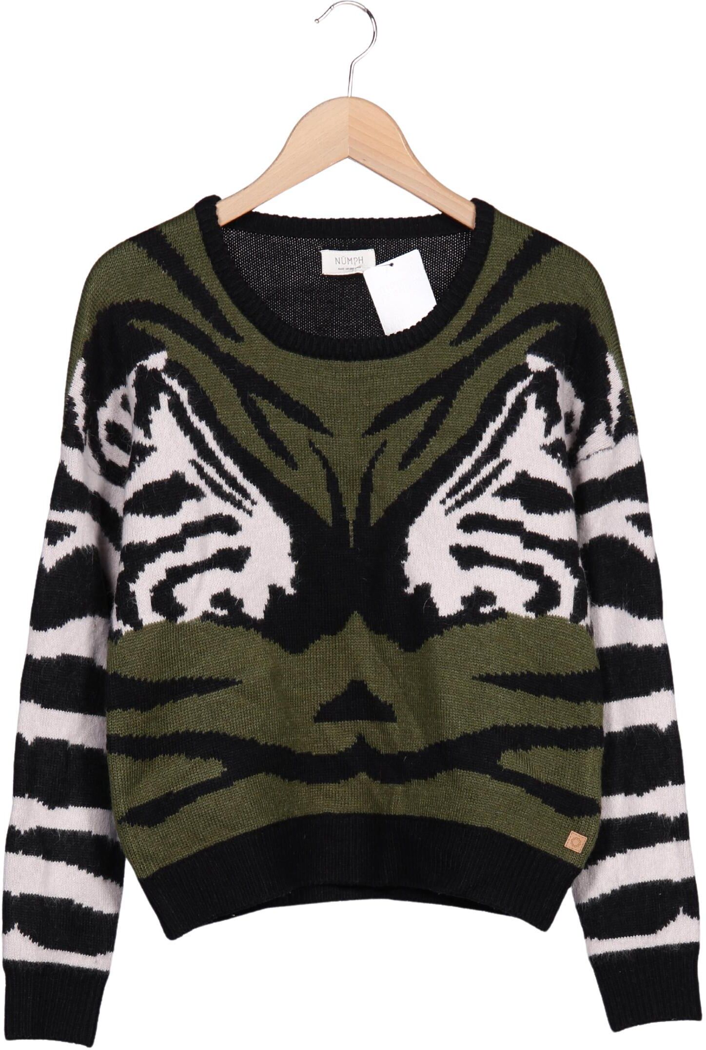 Nümph Damen Pullover, Mehrfarbig, Gr. S, Synthetik / Angorawolle - Second Hand