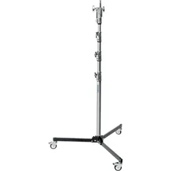 Avenger Junior High folding Base Studio Stativ (340 cm, 20 kg), Lampenstativ, Silber
