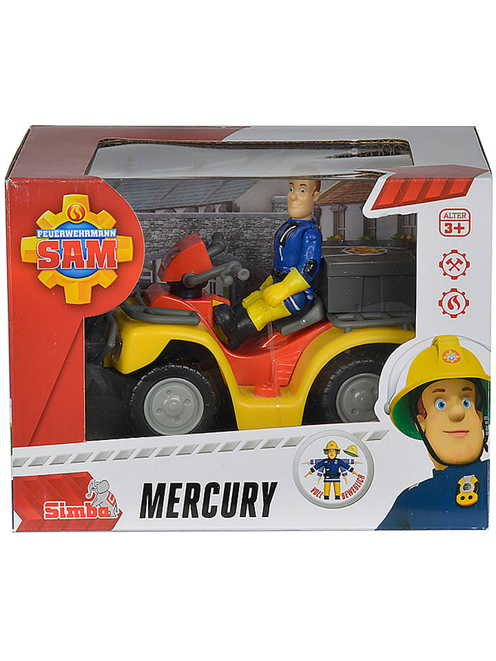 Feuerwehrmann Sam Quad "Mercury" mit Figur - ab 3 Jahren - onesize