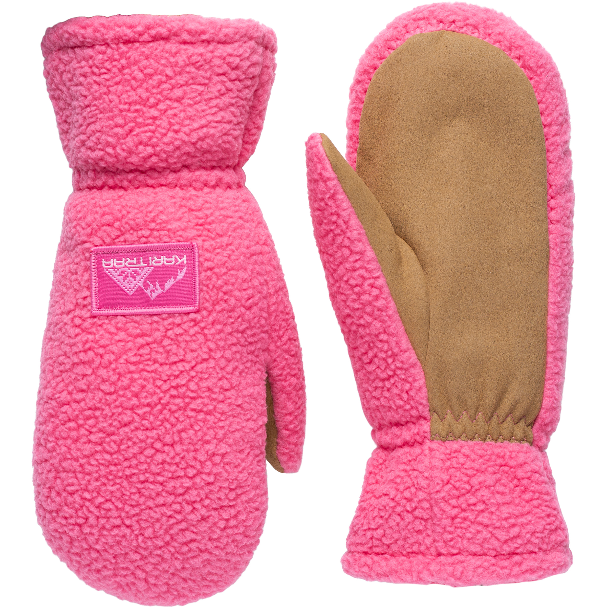 Kari Traa Rothe Pile Damen Fäustlinge pink Größe M Lifestyle Isolierend