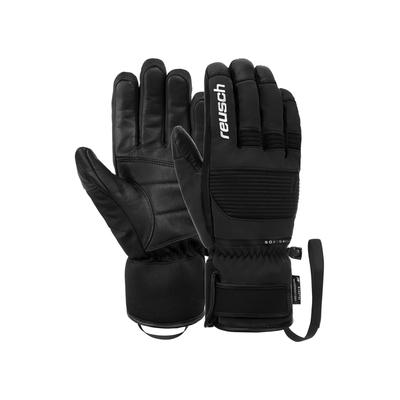 Skihandschuhe REUSCH "Fingerhandschuhe Andy R-TEX XT sehr warm wasserdicht,atmungsaktiv", Damen, Gr. 8,5, schwarz, 46% Polyester, 25% Polyamid, 25% Ziegenleder, 4% Elasthan, unifarben, Handschuhe, sehr warm,wasserdicht,atmungsaktiv