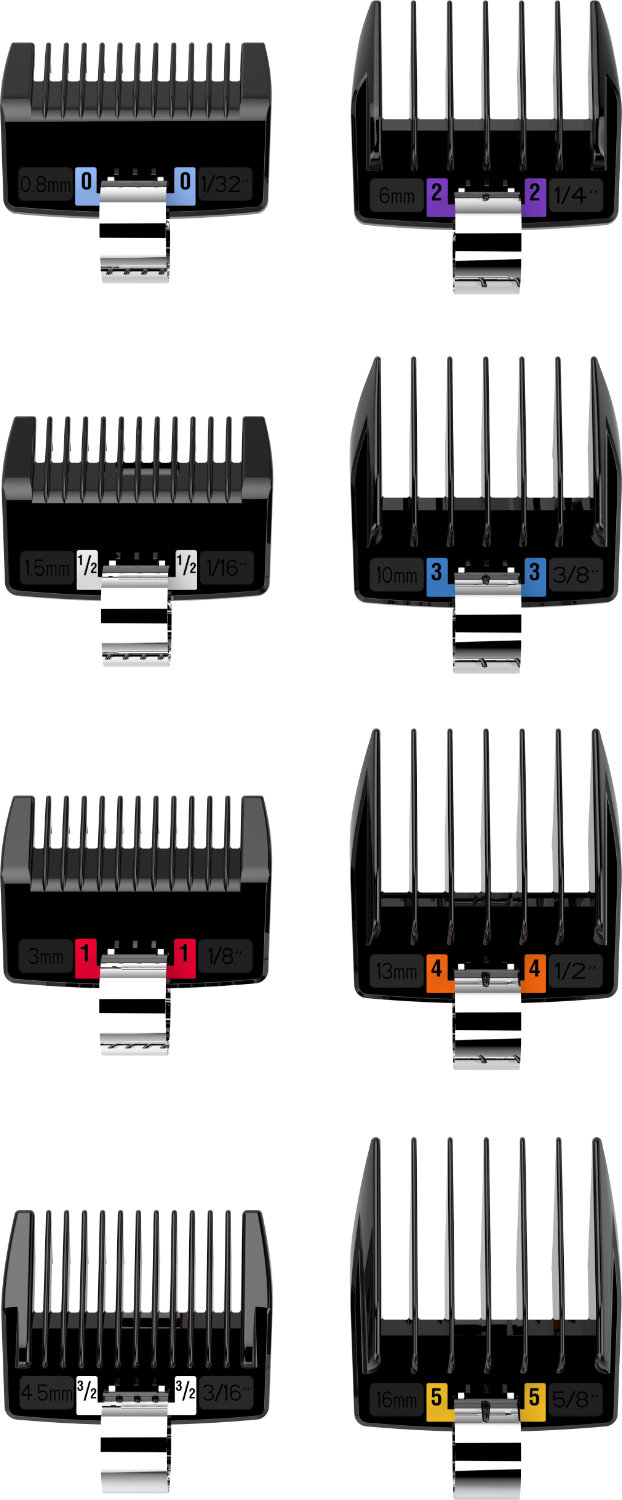 JRL Clipper Aufsteckkämme Set Guard 3 JR-61248
