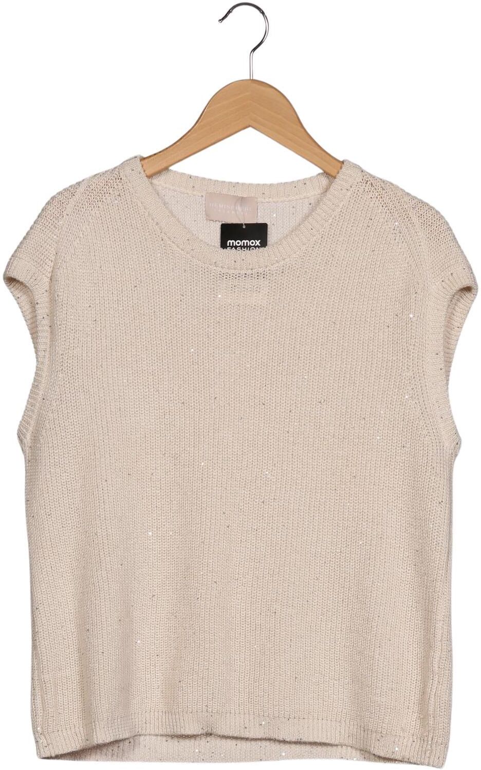 Hemisphere Damen Pullover, Beige, Gr. EU 36, Leinen - Second Hand