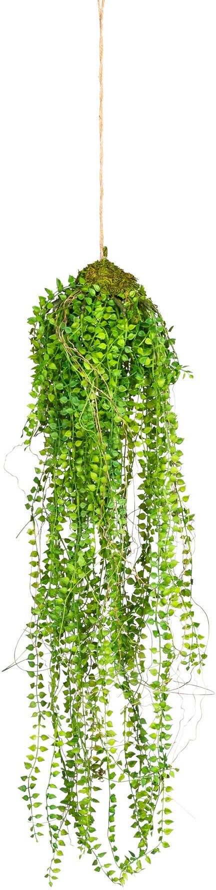 Kunstranke CREATIV GREEN "Miniblatt-Hänger", grün, B:15cm H:70cm, Kunststoff, Kunstpflanzen, Kunstranke