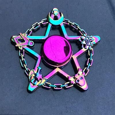 Uplifted Finds Metal Rainbow Gradient Fidget Spinner With Silent Bearing 23