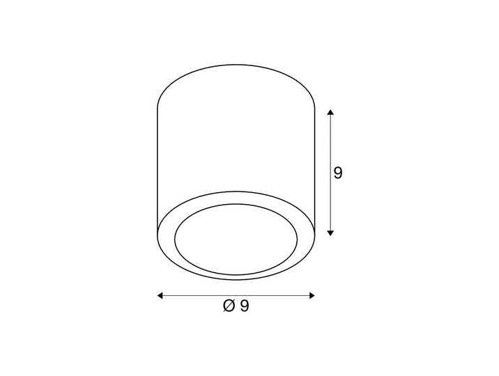 SLV LED Deckenlampe Oculus, dimmbar, bronze / altmessing, für Wohn- / Esszimmer, Aluminium, Modern, LED Deckenleuchte