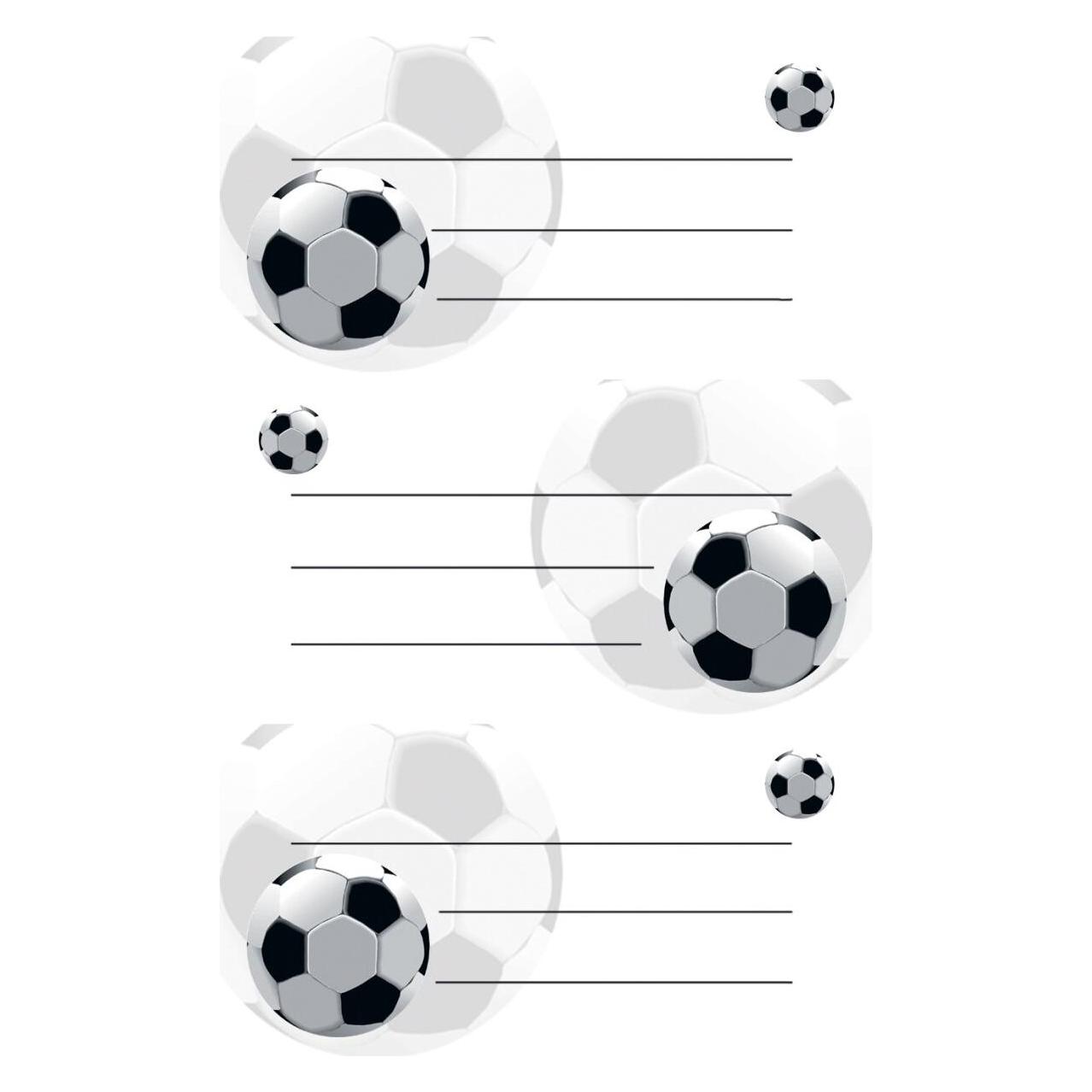 Z-Design Fussball Sticker (6 Sticker) (59245) Mindestbestellmenge: 10 Stück