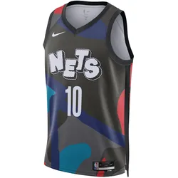 Nike, Herren, Fussballtrikot, NBA Brookyln Nets City Edition 2023/24 Trikot Herren (L), Mehrfarbig