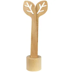 Reine Mère Holz Salatbesteck Set BLATTSPITZEN - 3 teilig