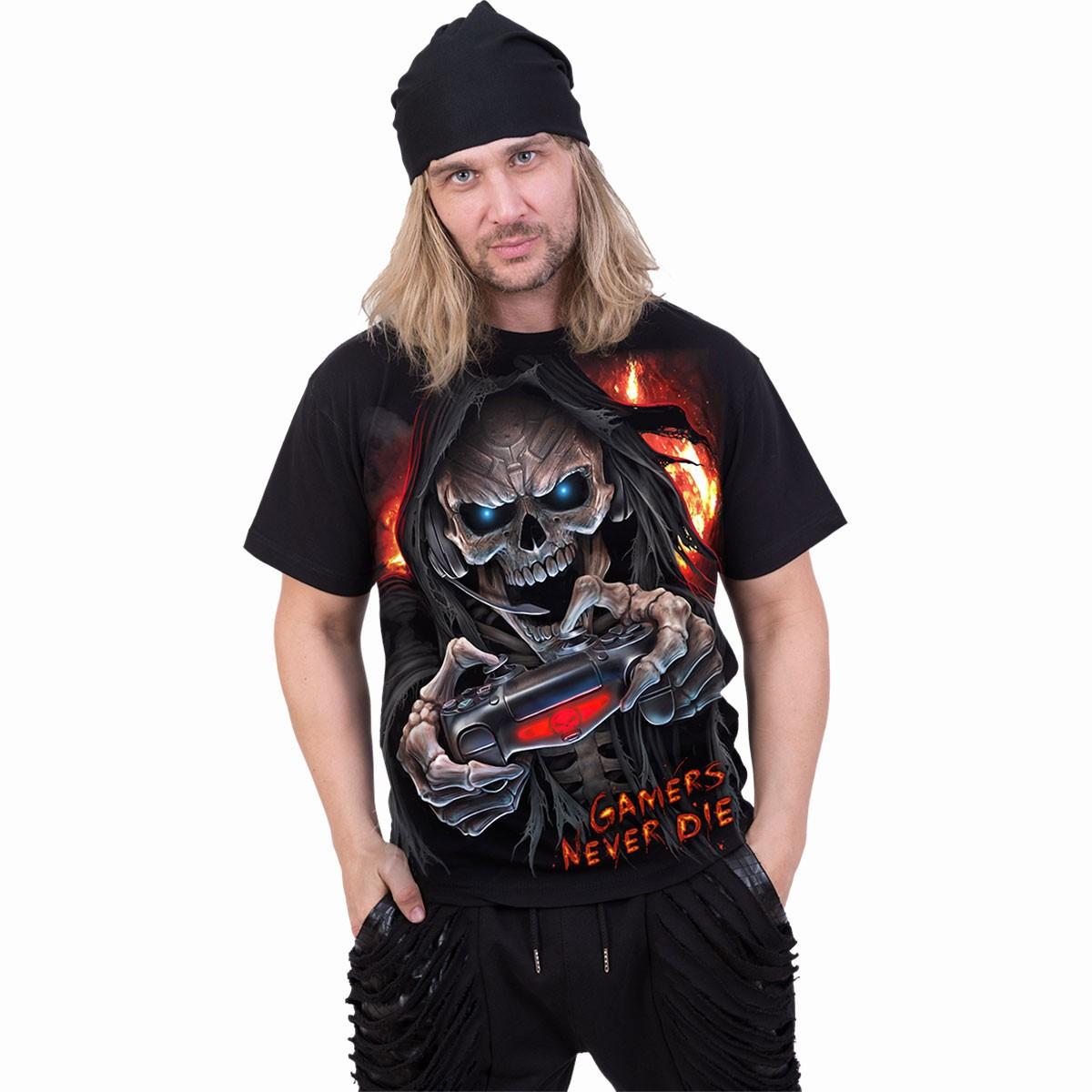 Spiral Unisex volwassen Respawn T-Shirt (Zwart)