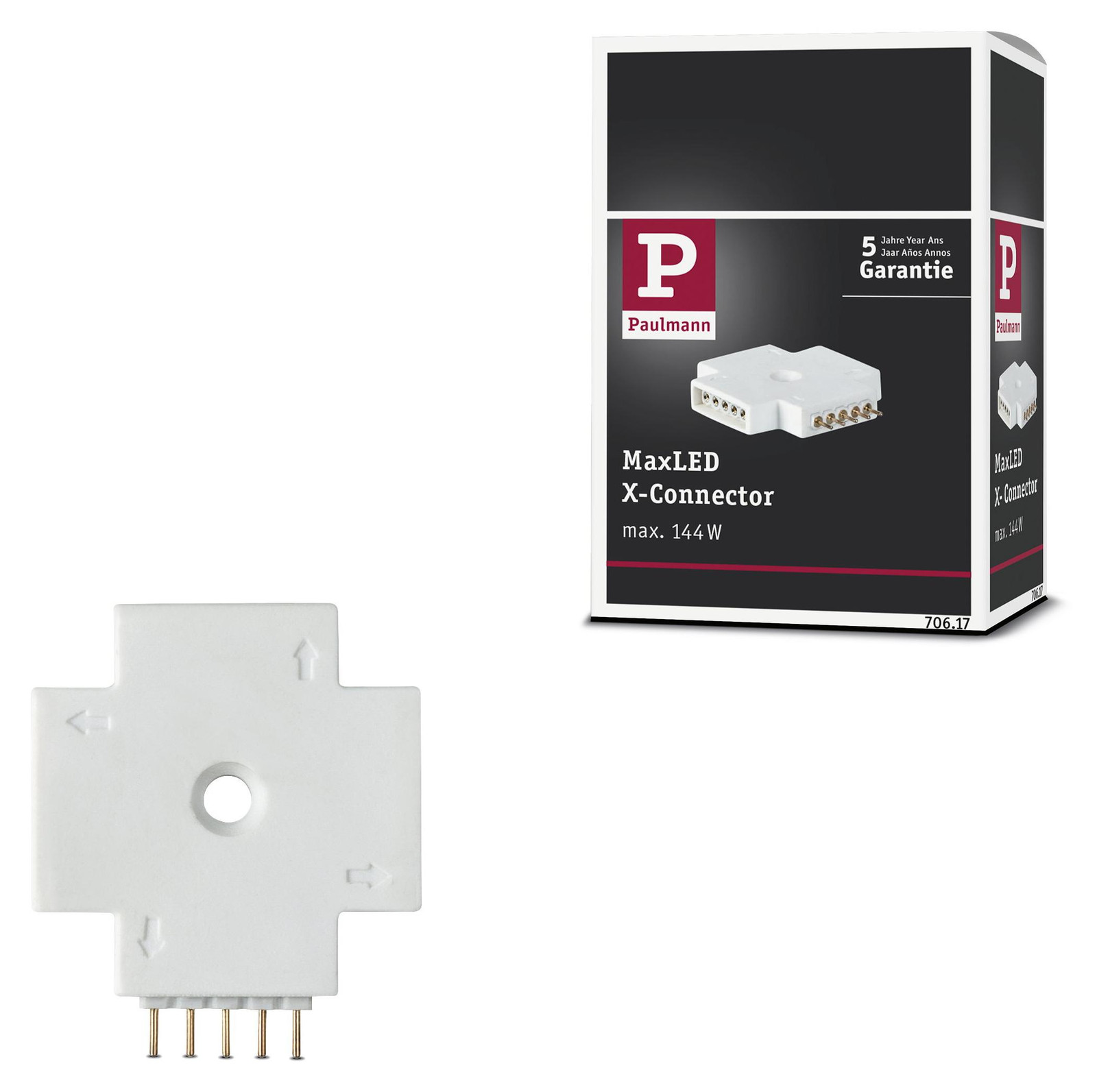 Paulmann MaxLED Connector stripverbindingsstuk wit