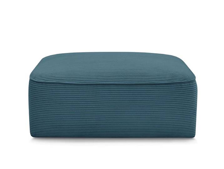 Hocker BOBOCHIC LEOPOLD 90x96x42cm cord-stoff hellblau