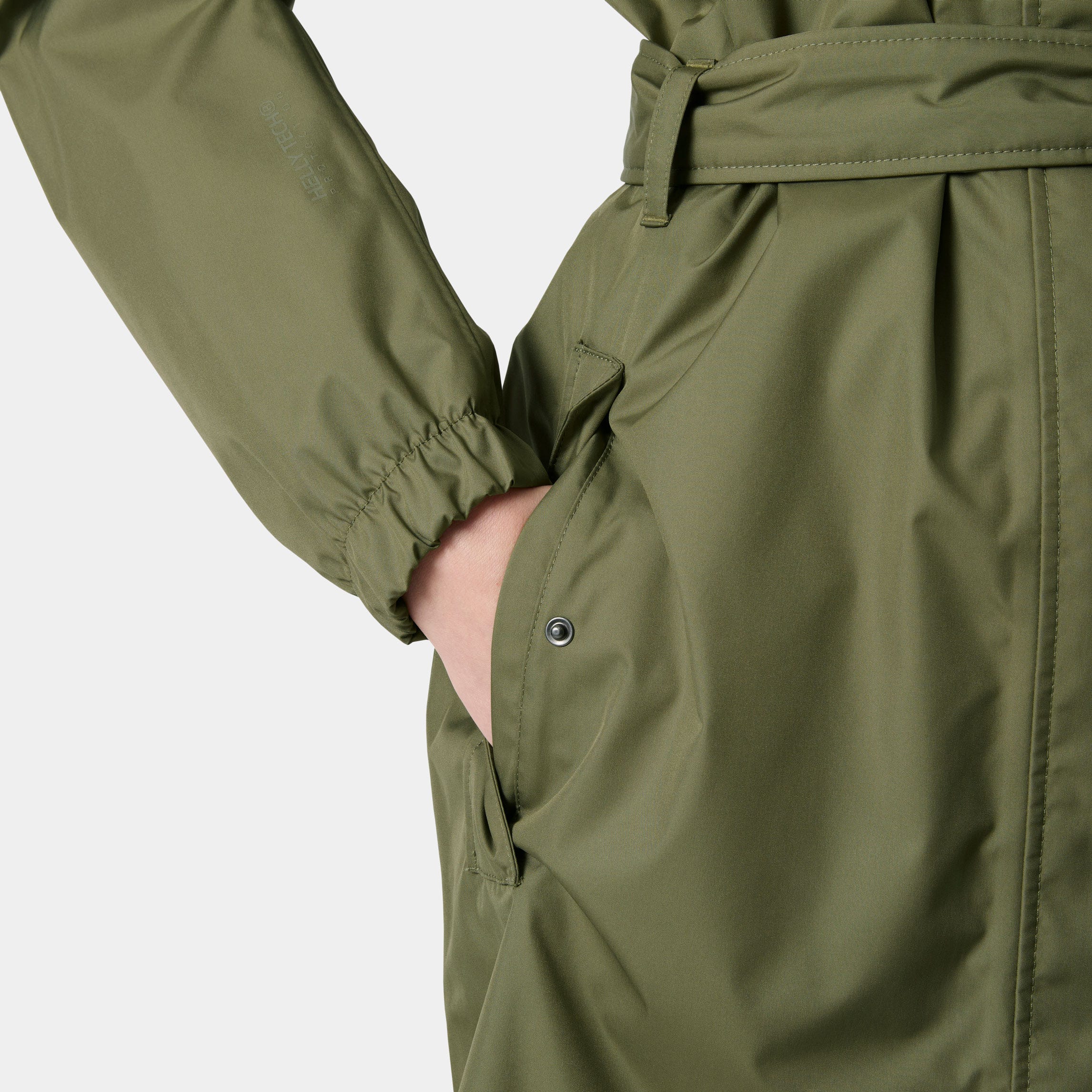 Helly Hansen Women's Classics Trench Coat - Green - XL