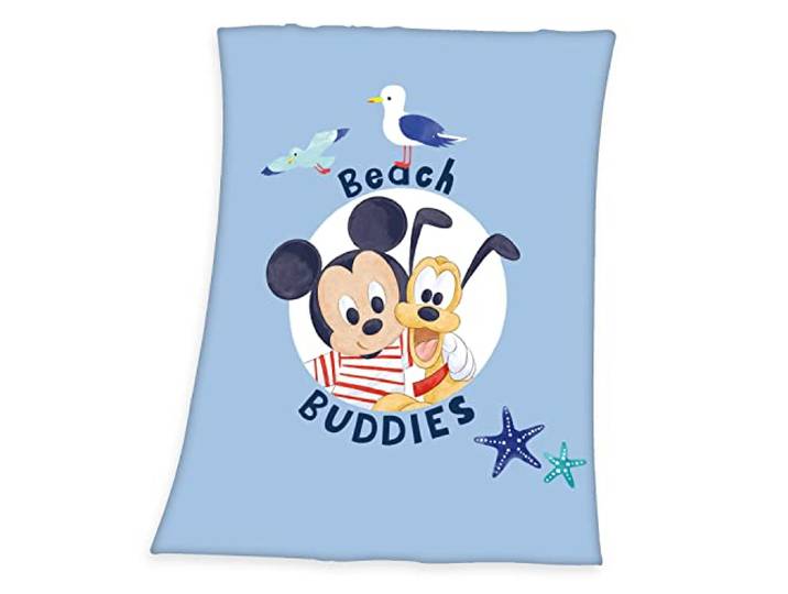 Herding Disney Mickey Mouse Couverture en Microfibre\, Multicolore\, 100 x 75 cm