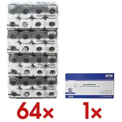 OTTO Office Budget Toilettenpapier inkl. Kosmetiktücherbox weiß