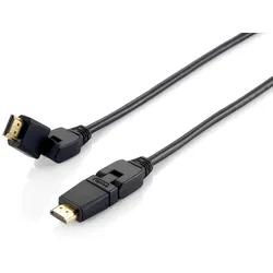 Equip HDMI 2.0 Kabel mit schwenkbaren Stecker, 5.0m, Swivel plug