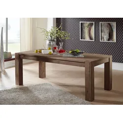 Esstisch Sheesham 240x100x76 grau geölt NATURE GREY #408