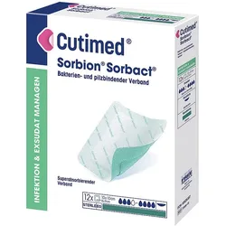 Cutimed Sorbion Sorbact 10x10cm 12 ST