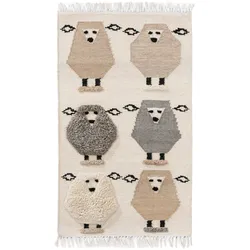Lytte Kinderteppich Shawn Cream 90x150 cm - Teppich für Kinderzimmer