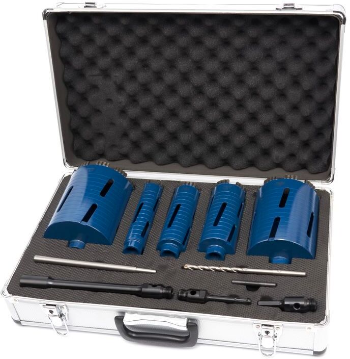HBM set di punte diamantate 38 / 52 / 65 / 117 / 127 mm 11 pezzi