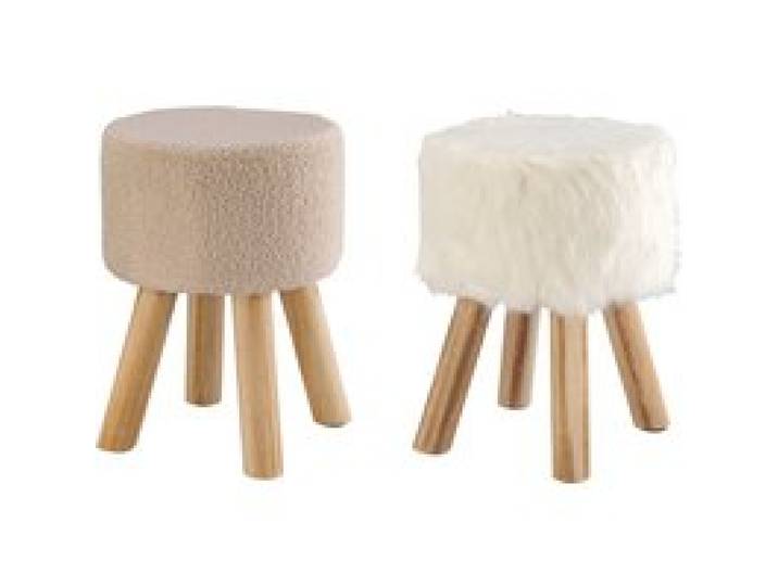 LIVARNO® Tabouret en fourrure