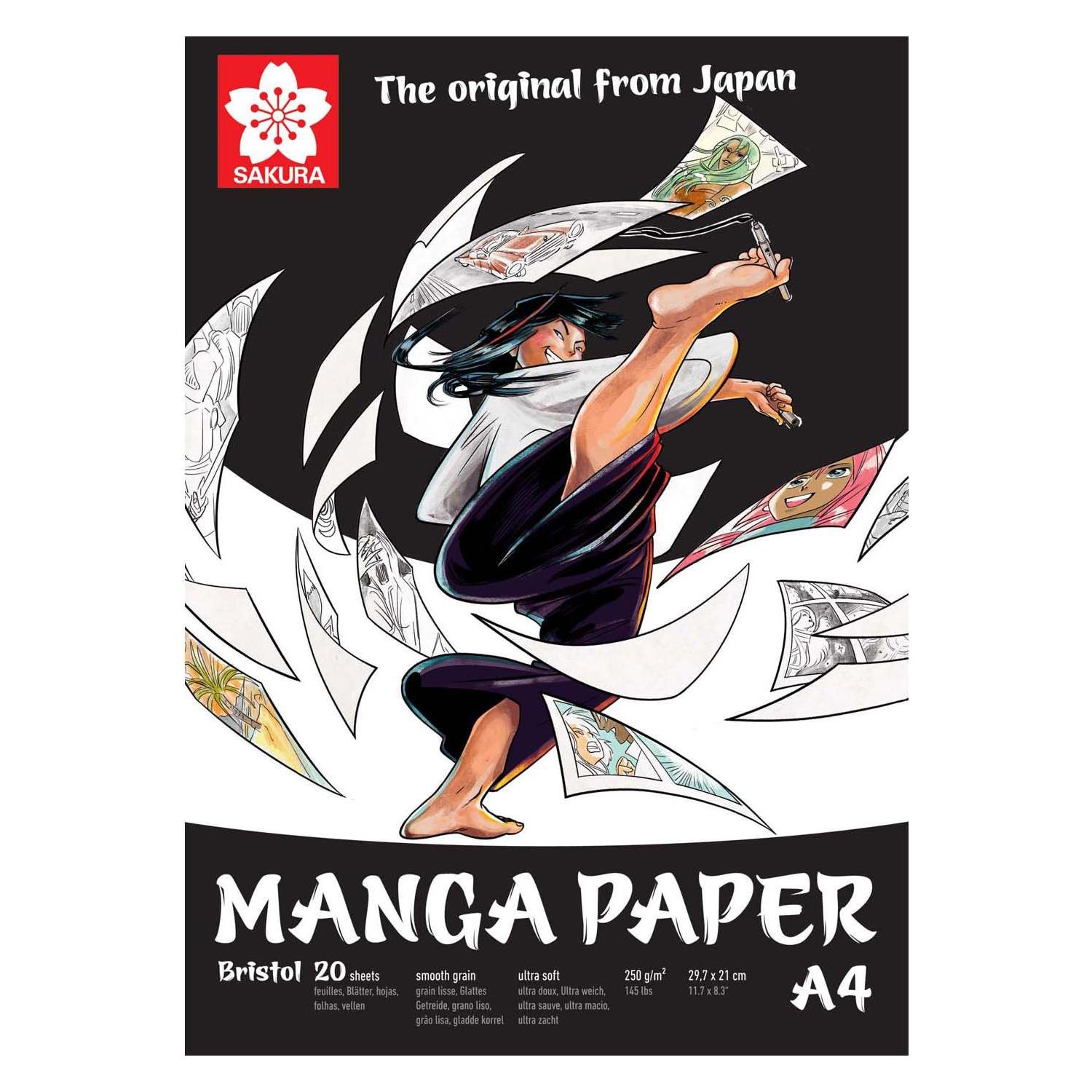 Sakura Manga (A4, Blanko, Harter Einband) (99MANPADA4)