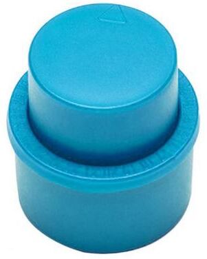 Inspire Daily Merch Reusable Bottle Pump Cover, Inflatable Airtight Soda Cap, Frizzy Drink Sealer blue