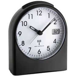 TFA® Funkwecker 98.1040.01 schwarz