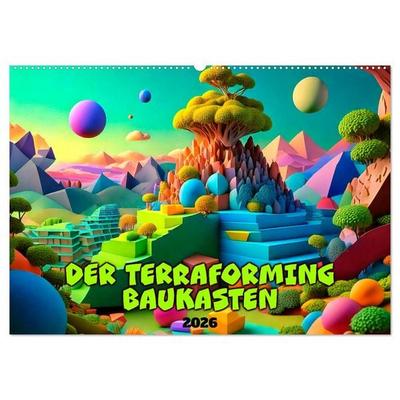 Der Terraforming-Baukasten (Wandkalender 2026 DIN A2 quer), CALVENDO Monatskalender