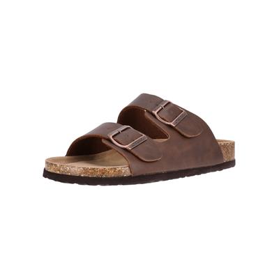 Sandale CRUZ "Shawnee", Herren, Gr. 44, braun, Lederimitat, Schuhe Sandale, mit ergonomischem Fußbett