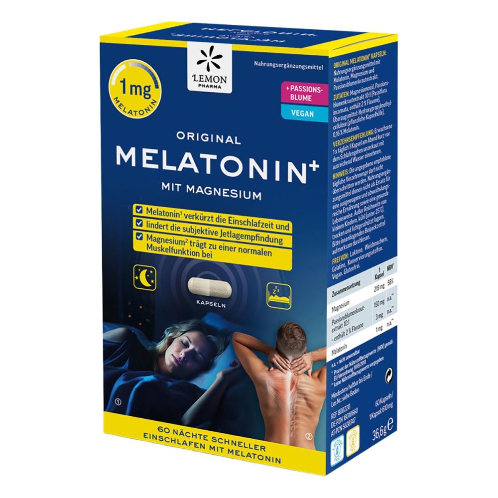 Hager Pharma GmbH Melatonin Plus Kapseln 18010660