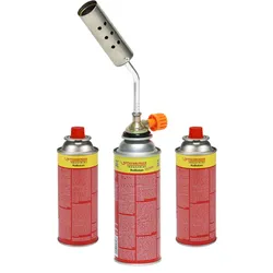 Rothenberger Industrial Schrumpfbrenner Kit RS 220 + 2 extra RoButan Gaskartusch...