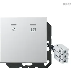 Jung Hotelabdeckung mit LED-Einheit 230V AL CU KO5 M 230