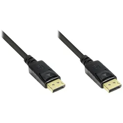 Alcasa DisplayPort/DisplayPort, 1 m Schwarz