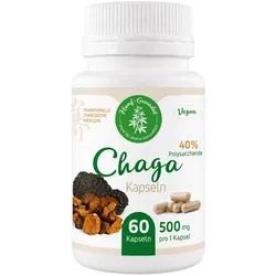 Hanf Gesundheit Chaga Kapseln, 60 Stk.
