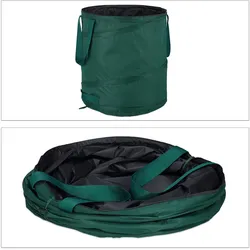 Relaxdays, Komposter + Gartensack, Laubsack (85 l)