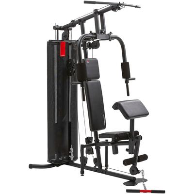 Kraftstation CHRISTOPEIT SPORT "SP 2000", schwarz, KraftstationenB:115cm H:200cm L:145cm, max. Benutzergewicht 120 kg, max. Trainingsgewicht 56 kg, B:115cm H:200cm L:145cm