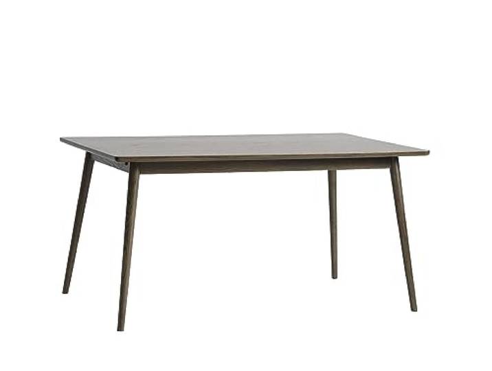 möbelando Esstisch >Blanes< in Smoked Klar Lackiert - 150x75x90 (BxHxT)