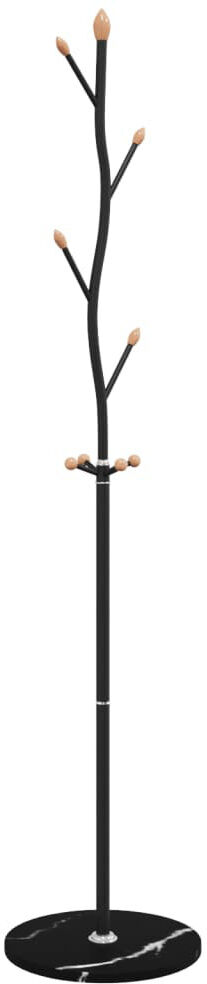 Marlow Home Co. Galeton Iron Freestanding Coat Rack Black 177cm H X 37cm W