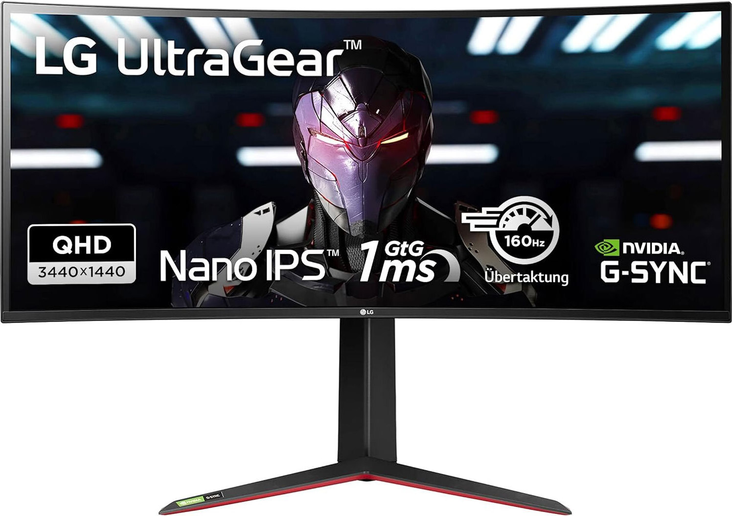 LG UltraGear 34GN850P-B - LED-Monitor - Gaming - gebogen - 86.72 cm (34") (34" sichtbar) - 3440 x 1440 UWQHD @ 144 Hz