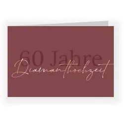 Jubiläumszahl Diamant