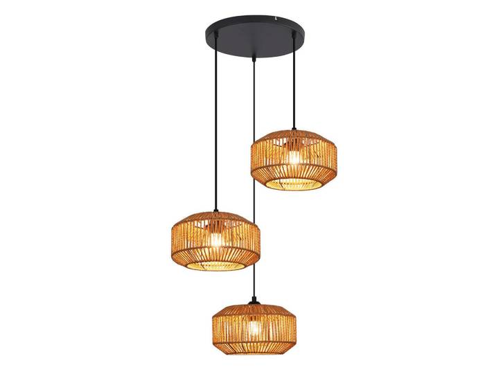 Nettlife Pendelleuchte Bewachen Ⅲ 30/30/150 cm, Schwarz, Metall, E27, 30x150x30 cm, Lampen & Leuchten, Innenbeleuchtung, Hängeleuchten, Pendelleuchten