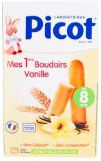 Picot Mes 1ers Boudoirs Vanille Dès 8 Mois 6 Sachets de 25 g - Boîte